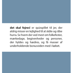 QUICKIE: det skal fejres!