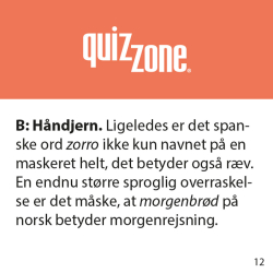 QUICKIE: flere fun facts