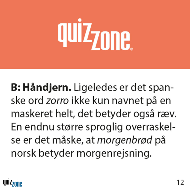 QUICKIE: flere fun facts