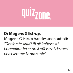 QUICKIE: sagde de virkelig det?