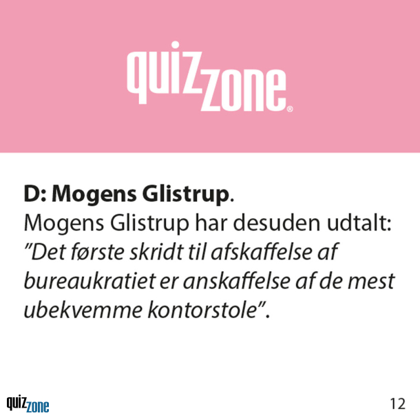 QUICKIE: sagde de virkelig det?